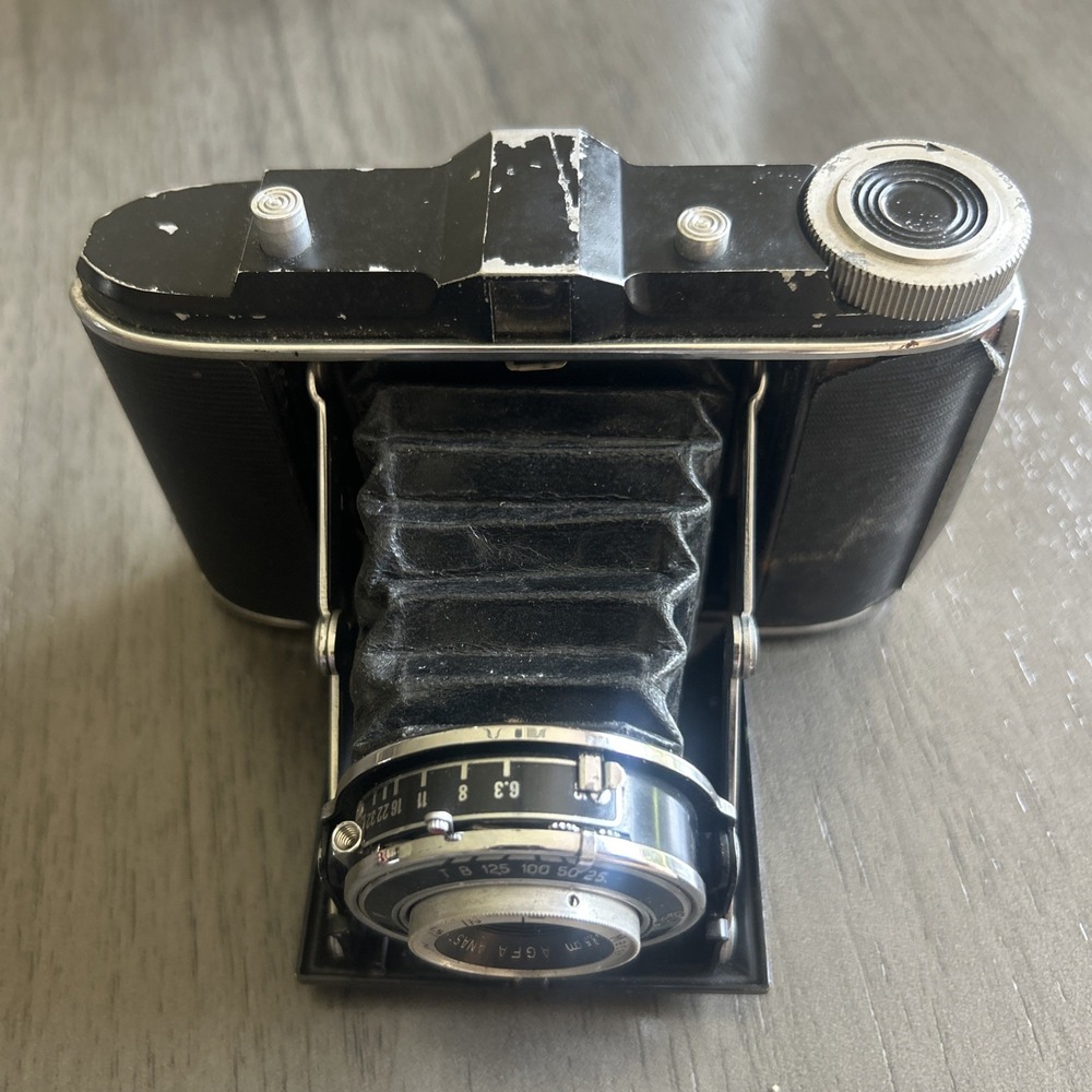 Vintage Agfa Isolette Germany Folding Camera Anastigmat  85mm F/1:6.3 Lens Parts